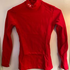Women’s Red Under Armour Compression Shirt Size S